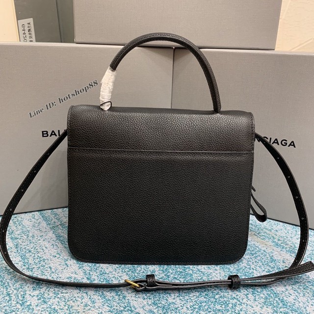 Balenciaga專櫃爆款巴黎世家黑色鑽石紋手提豆腐包 款號：644205 fyj1918